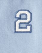 Baby Boy 3-Piece French Terry Jacket Outfit Set - Blue, image 3 of 6 slides