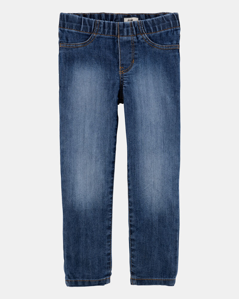 Baby Girl Skinny Jeans in Dark Rinse, image 1 of 4 slides