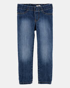 Baby Girl Skinny Jeans in Dark Rinse, image 1 of 4 slides