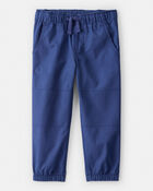 Toddler Boy Cotton Pull-On Fashion Pants - Navy, image 1 of 6 slides