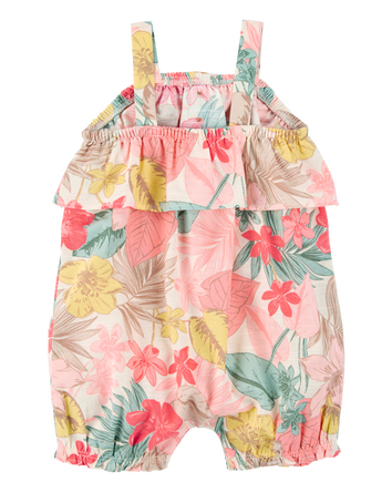 Baby 1-Piece Tropical Print Romper, 