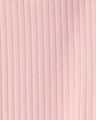 Toddler Girl Cotton Pull-On Stretch Rib Leggings - Pink, image 3 of 4 slides