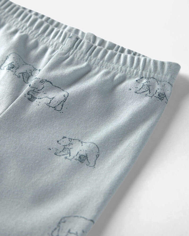 B&eacute;b&eacute; - Pyjama 2 pi&egrave;ces en coton biologique &agrave; motif Ours de No&euml;l, image 2 sur 3 diapositives