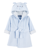 Bébé Robe de chambre à capuchon en jersey bouclette à chien, image 1 sur 4 diapositives