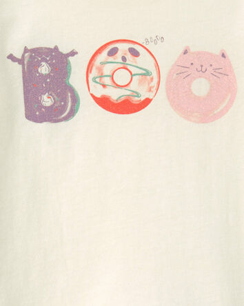 Toddler Girl 'Boo' Halloween Long-Sleeve Graphic Tee - Cream, 