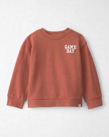 Toddler Organic Cotton 'Game Day' French Terry Sweatshirt, 