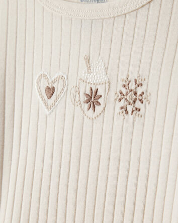 Toddler Girl Long-Sleeve Top - Ivory, 