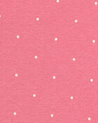 Baby Girl 3-Piece Polka Dot Chambray Long-Sleeve Dress Set - Pink/Indigo, image 5 of 6 slides
