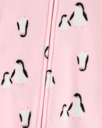 Baby 1-Piece Penguin Fleece Footie Pyjamas, 