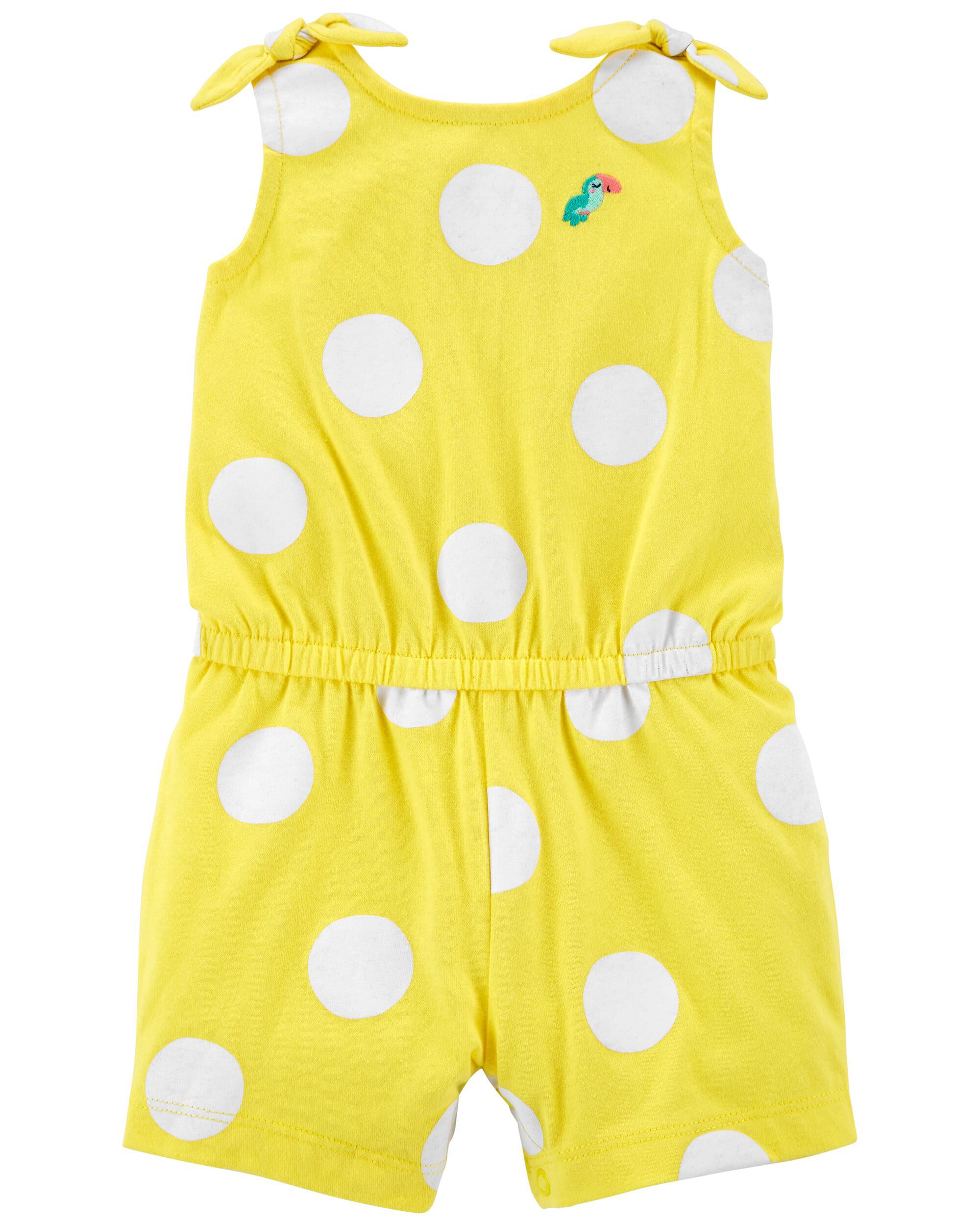 Carter's yellow shop romper