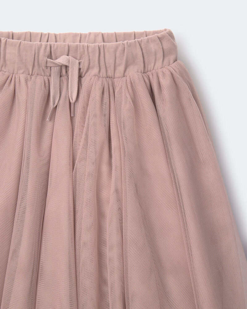 Toddler Girl Avenue Twirl&trade; Midi with Tulle - Mauve, image 4 of 6 slides
