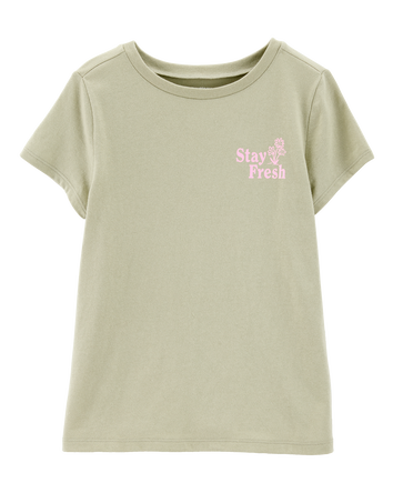 Kid Stay Fresh Graphic Short-Sleeve Tee - Green, 