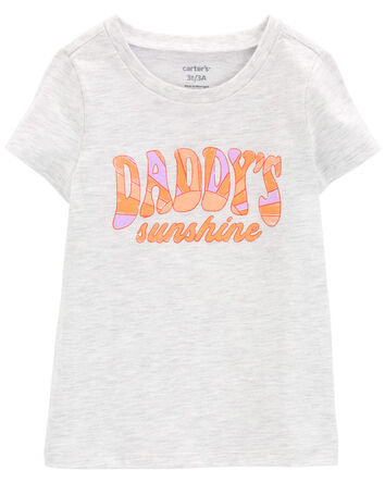 T-shirt imprimé Daddy’s sunshine, 