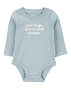 Baby Good Things Come In Small Packages Long-Sleeve Bodysuit, image 1 of 3 slides