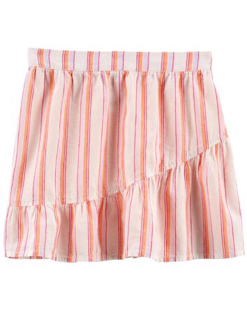 Striped Linen Skirt, 