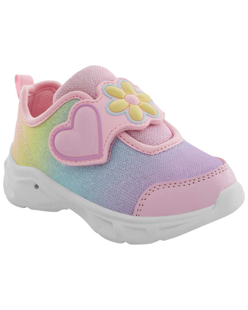 Toddler Heart Light-Up Sneakers, image 1 of 6 slides