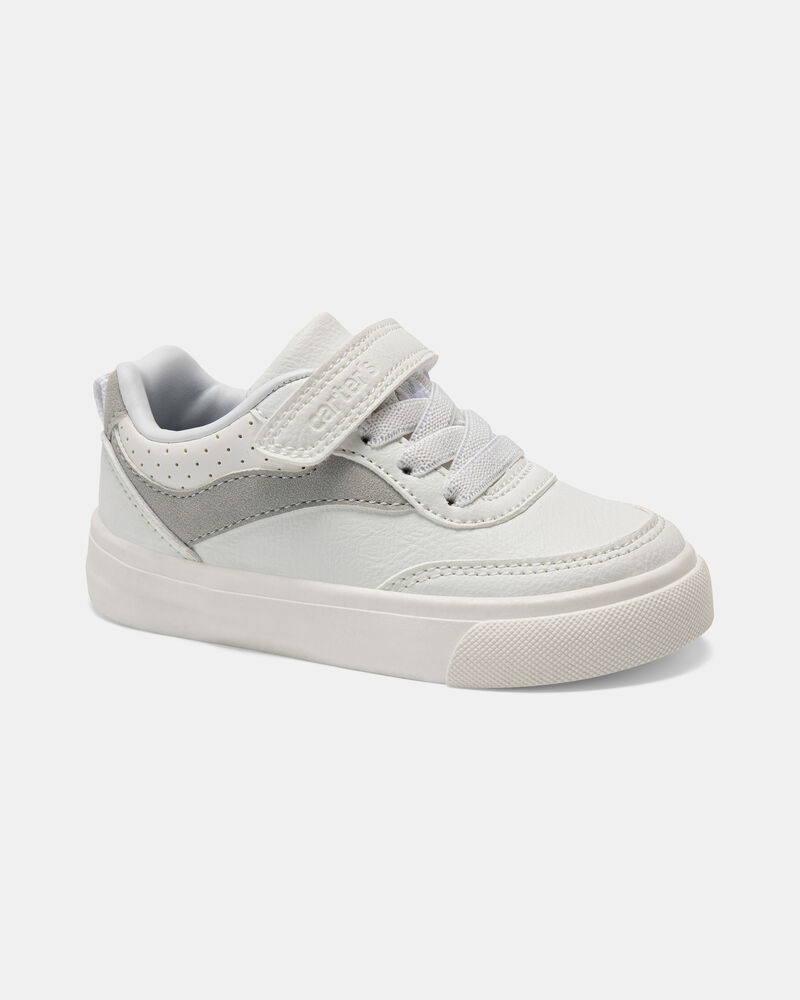 Toddler Boy Casual Shoes - White/Grey, image 5 of 5 slides