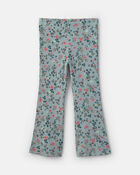 Toddler Girl 2-Piece Floral Fleece Long-Sleeve Top & Pant Set - Blue, image 2 of 5 slides