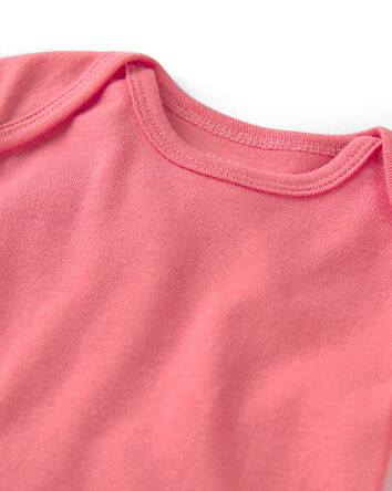 B&eacute;b&eacute; - Emballage 3 cache-couches &agrave; manches courtes, animaux, 