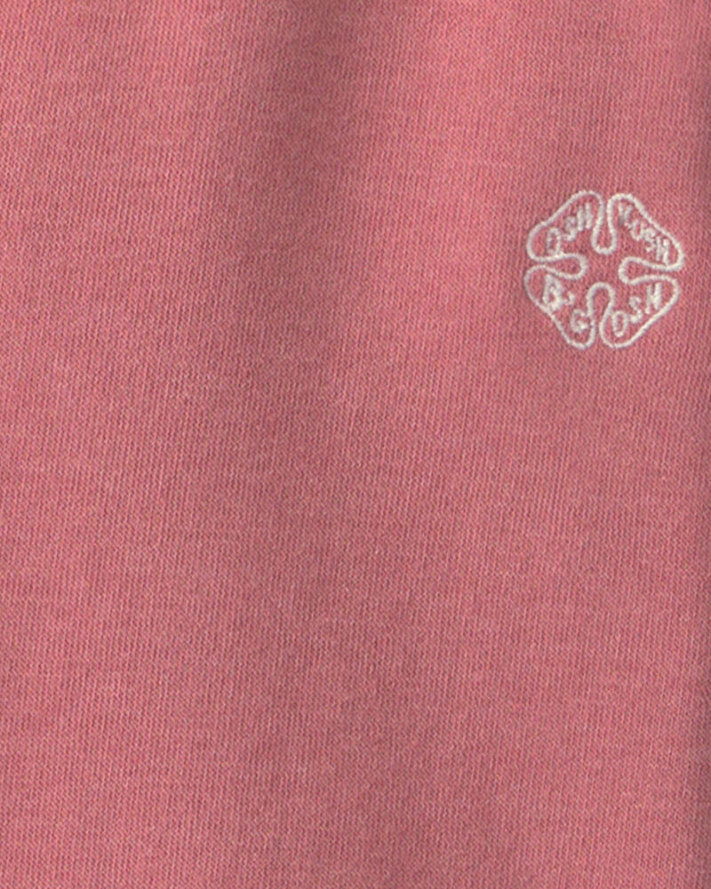 Toddler Girl OshKosh Logo Fleece Drawstring Pants - Pink, image 3 of 4 slides