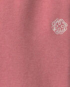 Toddler Girl OshKosh Logo Fleece Drawstring Pants - Pink, image 3 of 4 slides