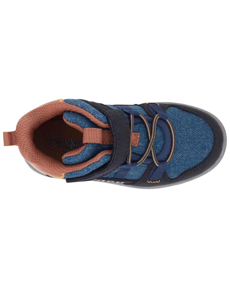 Toddler Denim Logo Sneakers, image 4 of 7 slides
