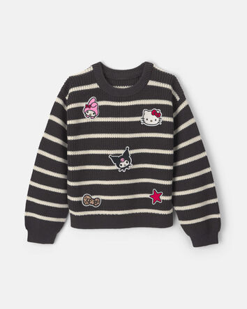 Filles - Chandail &agrave; rayures &agrave; motif Hello Kitty&reg; &ndash; Gris, 