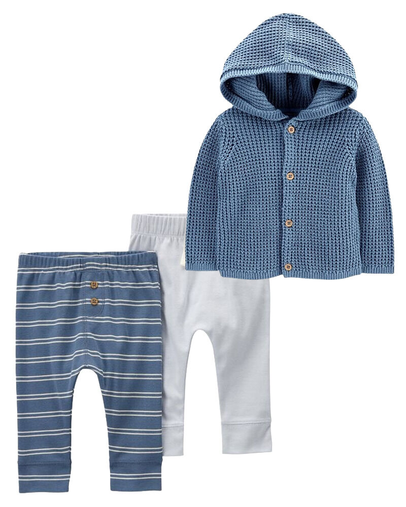 Blue Baby 3Piece Cardigan Set Carter’s Oshkosh Canada