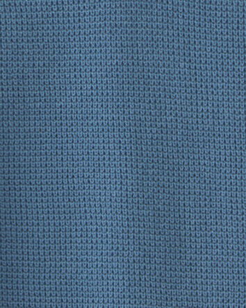 Boys Sweater-Knit Polo Shirt - Blue, 