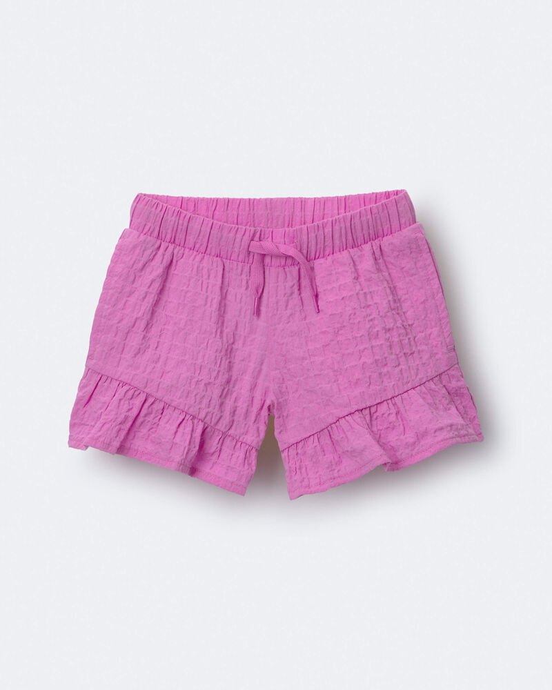 Toddler Girl Ruffle Butterfly Shorts - Purple, image 2 of 7 slides
