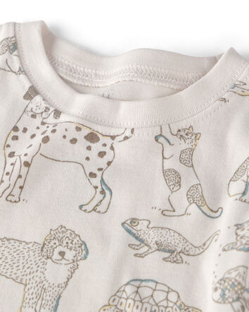 Toddler 2-Piece Organic Cotton Pyjama in Pet-Print, 