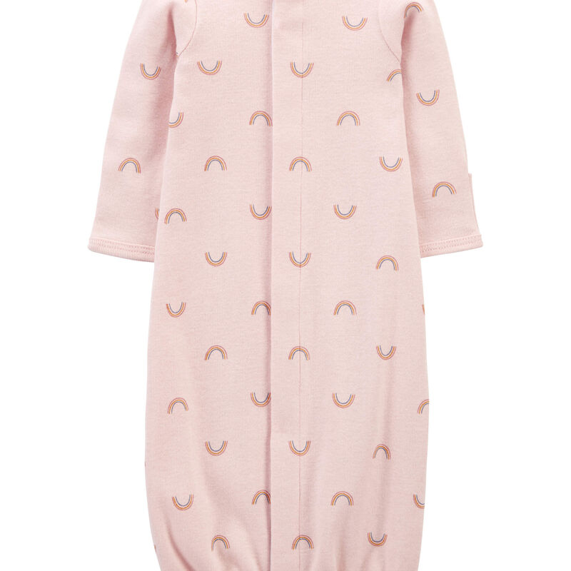 Pink Baby Preemie Rainbow Cotton Sleeper Gown Carter’s Oshkosh Canada