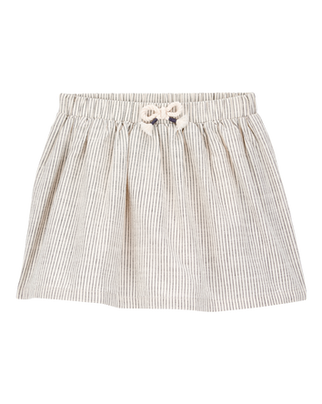 Enfant en bas âge Jupe-short à enfiler à rayures, 