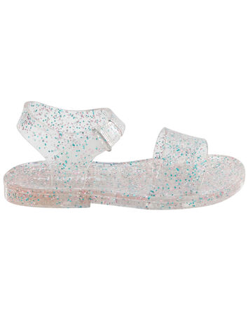 Toddler Glitter Jelly Sandals, 