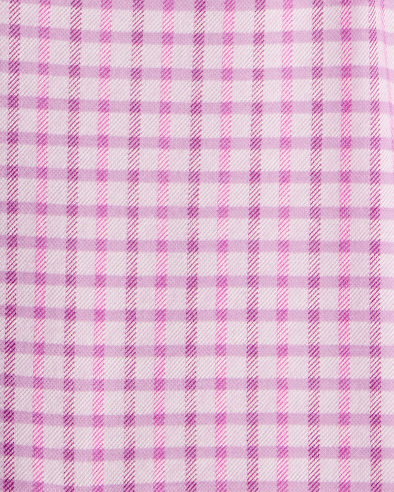 Kid 2-Piece Long-Sleeve Tee & Plaid Dress Set, image 4 of 6 slides
