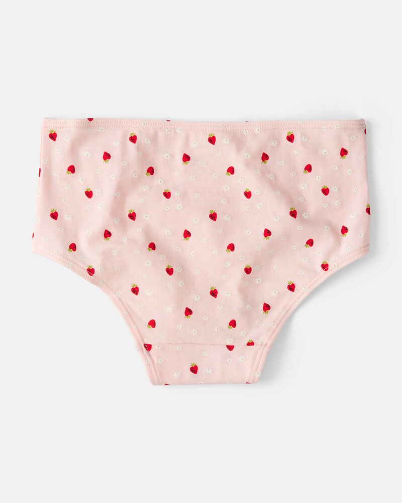 Enfant Emballage de 10 sous-v&ecirc;tements en coton extensible &agrave; motifs de fraises, image 2 sur 2 diapositives
