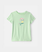 Girls Frog Graphic Tee - Green, image 1 of 3 slides