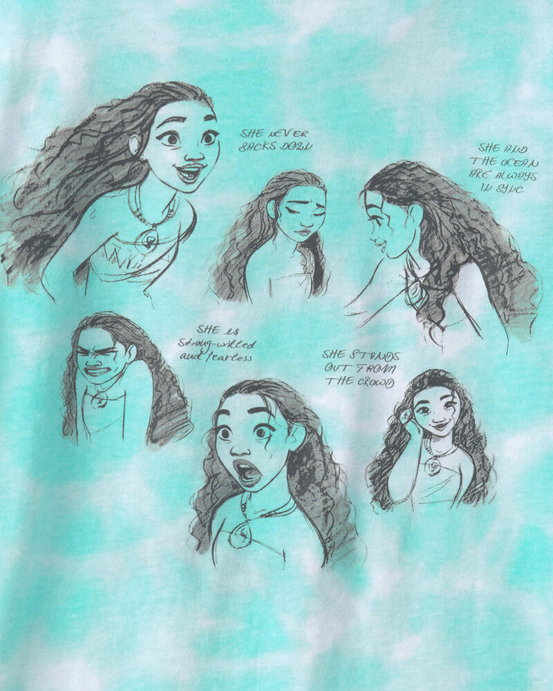 Filles - T-shirt &agrave; imprim&eacute; Disney&copy; Moana - Turquoise, image 4 sur 4 diapositives