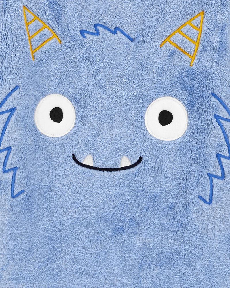 Toddler 2-Piece Fuzzy Velboa Monster Pyjamas, image 2 of 3 slides