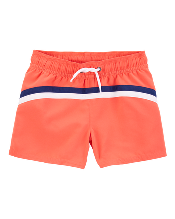 Toddler Striped Swim Trunks, 