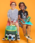 Spark Style Big Kid Backpack - Soccer, image 5 of 6 slides