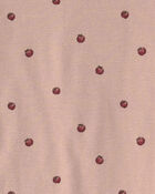 Filles - Pyjama 2 pi&egrave;ces en coton biologique &agrave; motif pomme, image 2 sur 3 diapositives