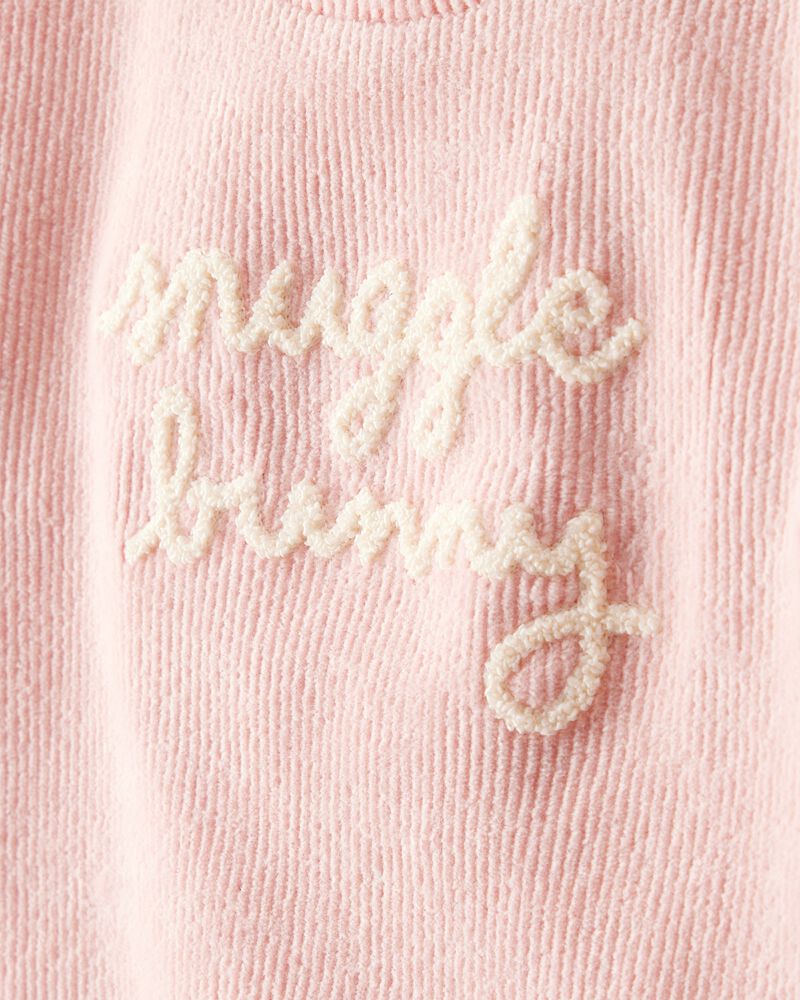 Baby Girl Snuggle Bunny Pullover Sweatshirt - Pink, image 2 of 4 slides