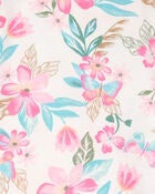 Kid Flamingo Print Snug Fit Cotton 4-Piece Pyjamas, image 3 of 4 slides