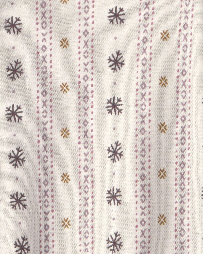 B&eacute;b&eacute; fille - Pyjama en coton biologique &agrave; motif pointelle, image 4 sur 4 diapositives