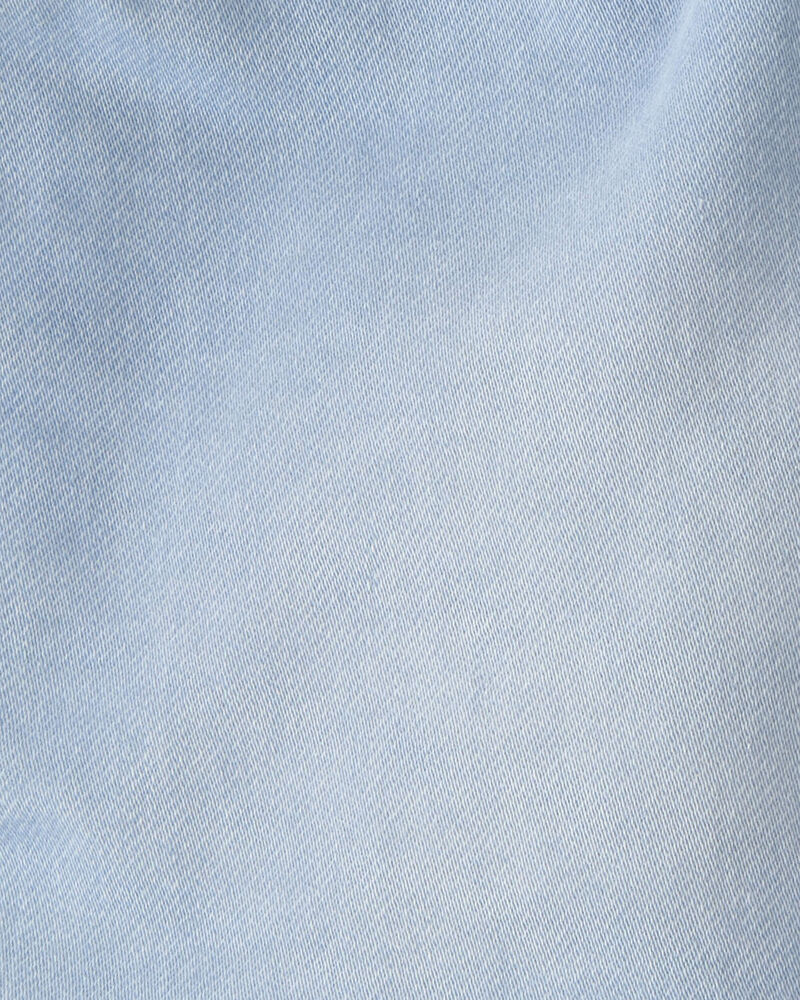 Filles - Short &agrave; enfiler en denim - D&eacute;lav&eacute; clair, image 3 sur 3 diapositives