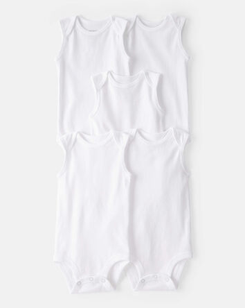 Baby 5-Pack Tank Bodysuit, 