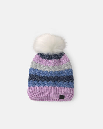 Tout-petit fille - Tuque &agrave; pompon Popsicle Kombi - Lilas, 