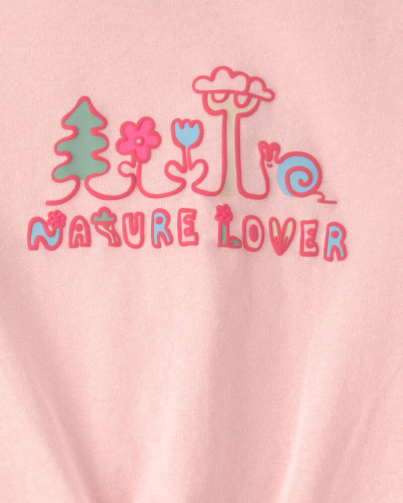 Toddler Girl 'Nature Lover' Long-Sleeve Top - Pink, image 3 of 4 slides