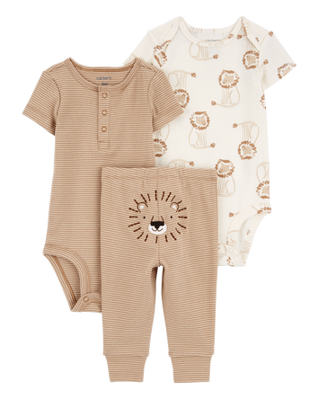 Baby 3-Piece Bear Little Outfit Set, 
